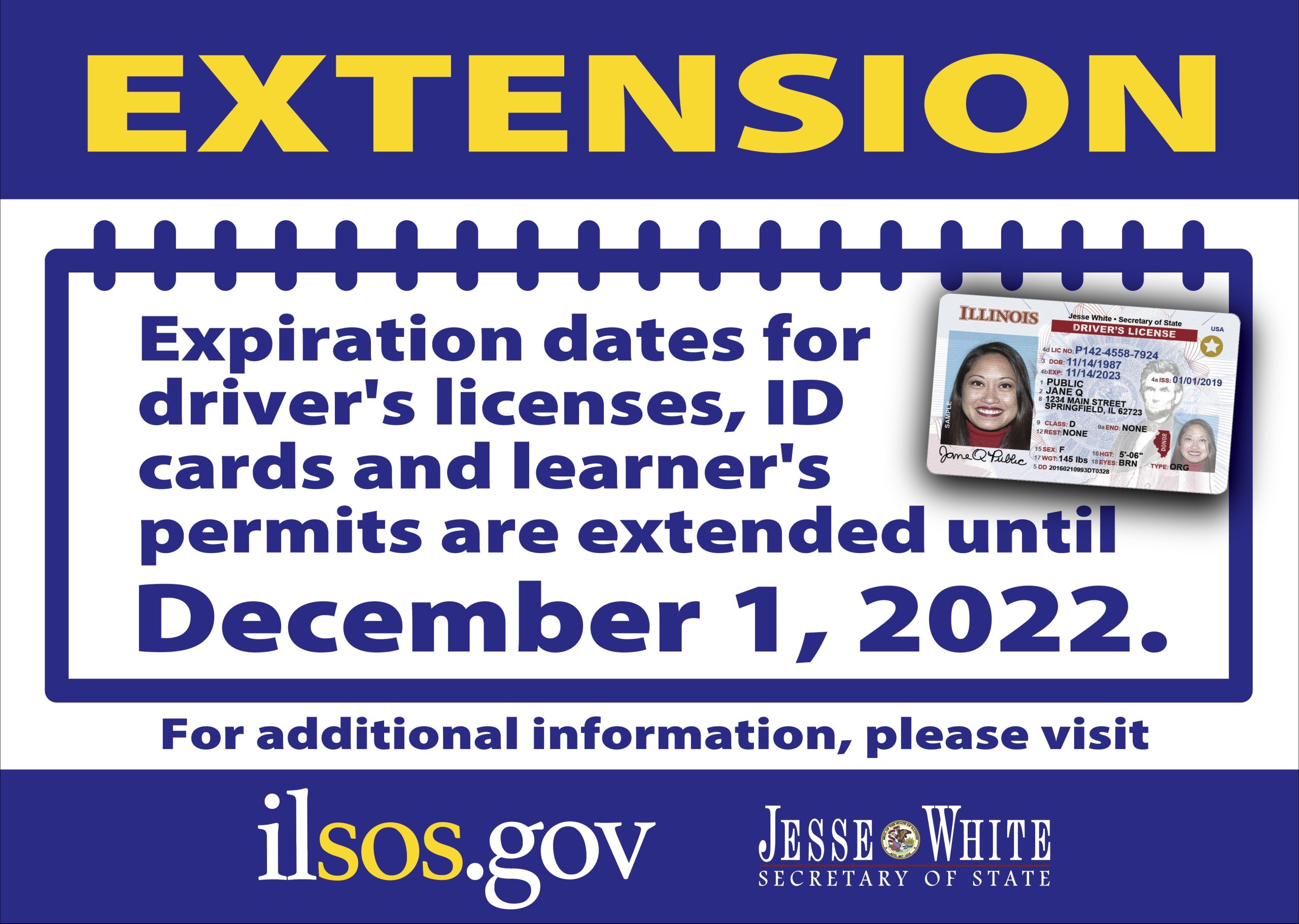 SOS Extends License Expiration Dates to December